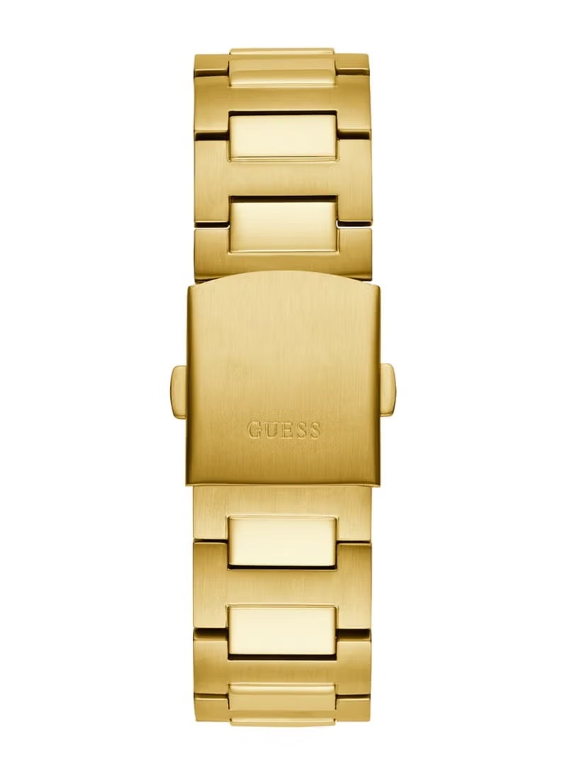GUESS Headline Men’s Analog Quartz Gold Tone Multi-function Watch GW0572G2 - 42mm - Image 4